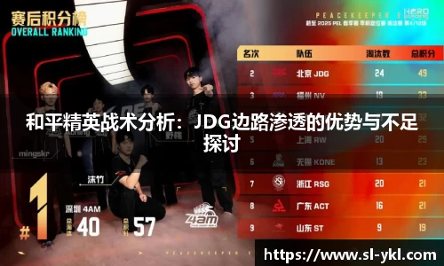 和平精英战术分析：JDG边路渗透的优势与不足探讨