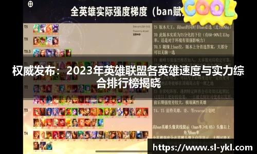 权威发布：2023年英雄联盟各英雄速度与实力综合排行榜揭晓