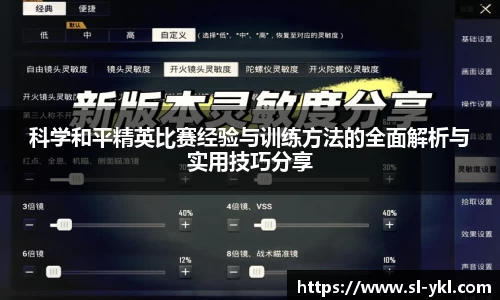 科学和平精英比赛经验与训练方法的全面解析与实用技巧分享